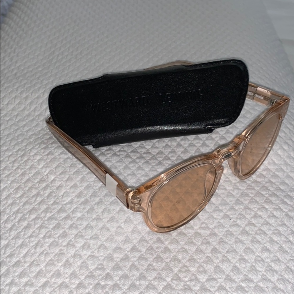 Westward Leaning Peach Sunglasses
